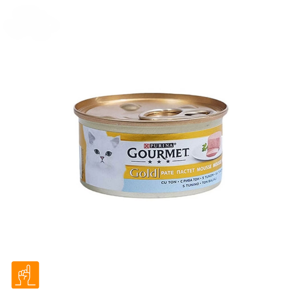 Gourmet-Gold-Savoury-Pate-Tuna کنسرو گربه پته ماهی تن گورمت گلد Gourmet Gold Tuna Pate