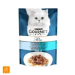 پوچ گربه طعم ماهی ساردین و تن گورمت پرل