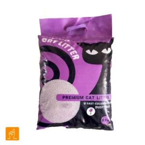 خاک گربه پریمیوم معطر بنفش لیمو Limoo Premium Cat Litter Purple