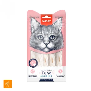 بستنی گربه ونپی با طعم ماهی تن و میگو Wanpy Treat Tuna Shrimp