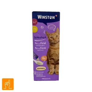 بستنی گربه وینستون با طعم گوشت و پنیر | Winston
