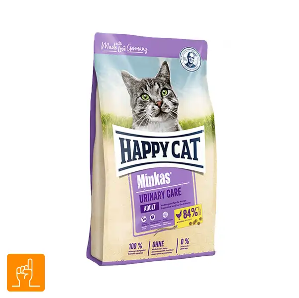 ghaza-khsk-gorbeh-happycat-minkas-urinary-morgh غذای خشک گربه هپی کت Minkas Urinary – با طعم مرغ | مناسب گربههای دارای مشکلات ادراری