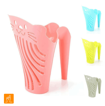 Cat Shaped Litter Scoop with بیلچه خاک گربه مدل سبدی پلاستیکی شکل گربه مخصوص ظرف خاک