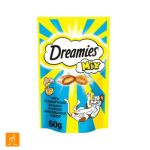 تشویقی گربه دریمیز طعم پنیر و سالمون Dreamies Cheese Salmon Treat