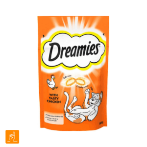 تشویقی گربه مرغ دریمیز Dreamies Tasty Chicken