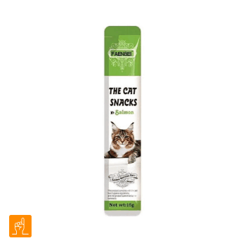 Faenbei Cat Cream Salmon بستنی گربه سالمون فنبی تشویقی مایع با طعم سالمون