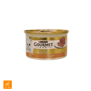 کنسرو گربه گورمت گلد جگر مدل پته Gourmet Gold Liver Pate