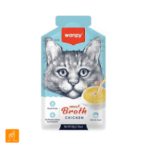 سوپ گربه ونپی مرغ Wanpy Chicken Cat Broth