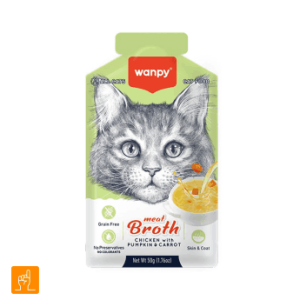 سوپ گربه ونپی مرغ و کدو و هویج Wanpy Meat Broth