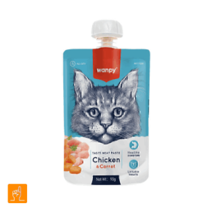 پودینگ گربه ونپی مرغ و هویج Wanpy Chicken Carrot